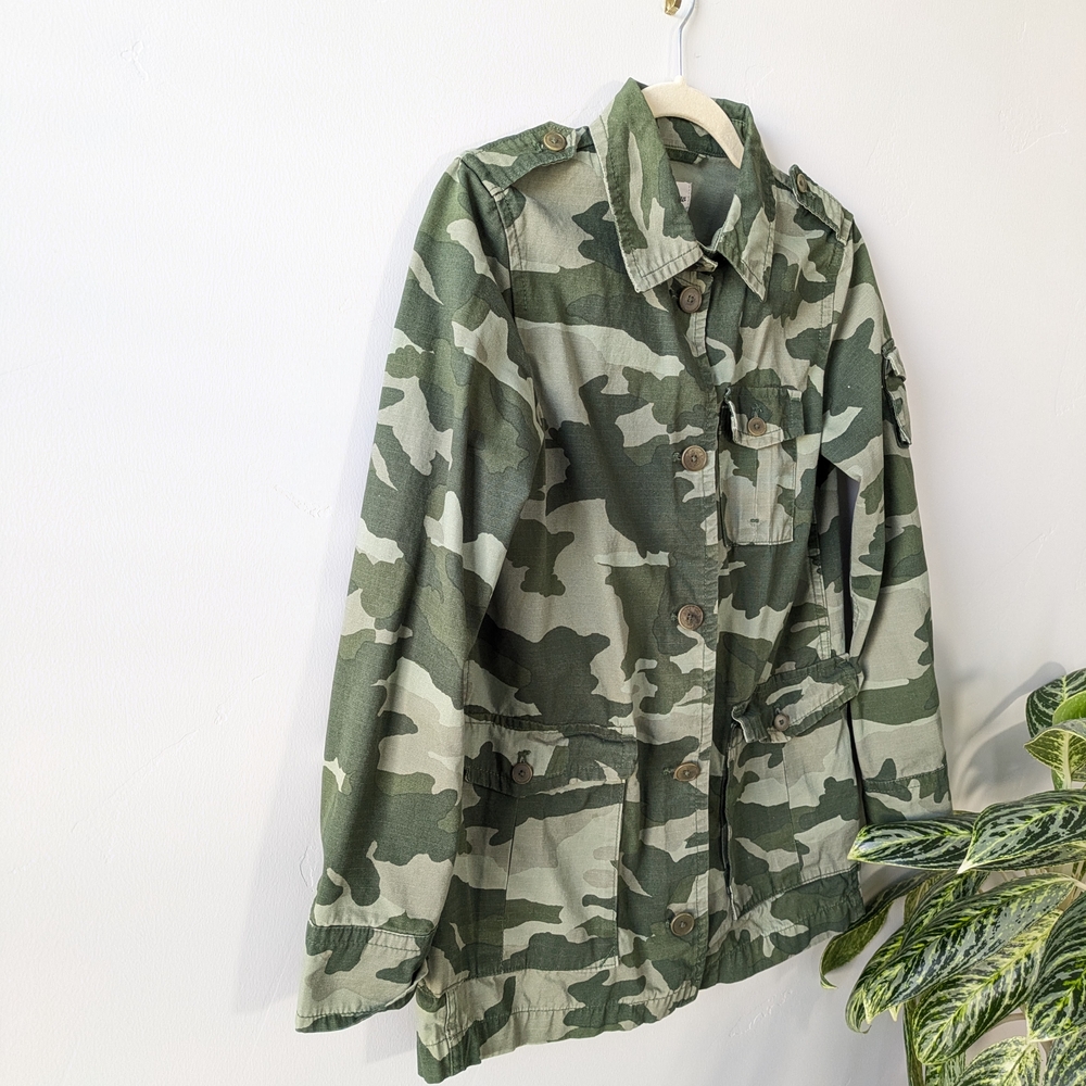 J. Crew Women's Camouflage Light Jacket - Picture 5 of 7